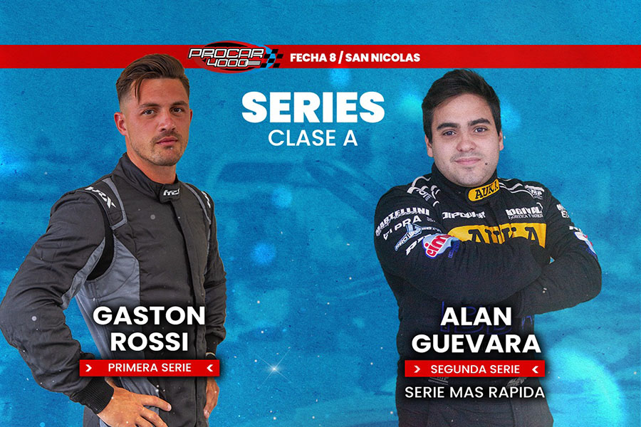 ROSSI Y GUEVARA DOMINADORES EN LAS SERIES DE LA CLASE A